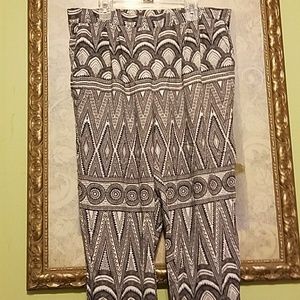 H&M Tribal Jogger Style Pants with Pockets